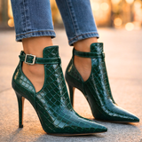 Women's Pointed Toe Ankle Boots - Date Night