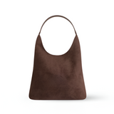 Women's Suede Large Hobo Bag - Daily Casual