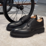 Men's Wingtip Brogue Derby Shoes - Office Wear
