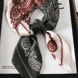 Women's Patterned Square Scarf – Classic Twist Travel Wear