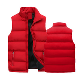 Men's Puffer Vest Sleeveless Jacket - Outdoor Casual Wear