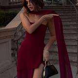 Women's Strapless High Slit Maxi Dress - Evening Party