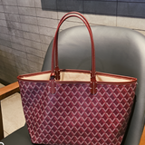 Women's Patterned Coated Tote Bag - Travel Commuter