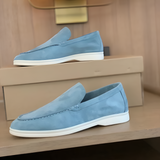 Men's Suede Slip On Loafers - Casual Office Wear