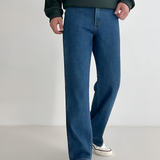 Men's Wide Leg Relaxed Fit Trousers - Casual Everyday Wear