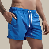 Men's Quick Dry Drawstring Swim Shorts - Summer Beachwear