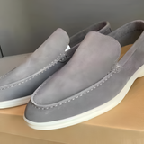 Men's Suede Slip On Loafers - Casual Office Wear