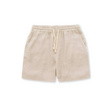 Men's Drawstring Elastic Waist Shorts - Casual Wear