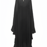 Women's Layered Chiffon Cloak Dress - Evening Party