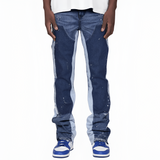Men's Flared Painter Carpenter Jeans - Streetwear Fashion