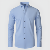 Men's Dress Shirt Slim Fit Four Way Stretch - Office Wear