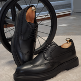 Men's Wingtip Brogue Derby Shoes - Office Wear