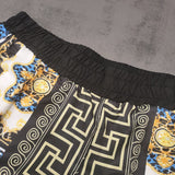 Men's Shirt and Shorts Set Printed Short Sleeve - Beach Wear