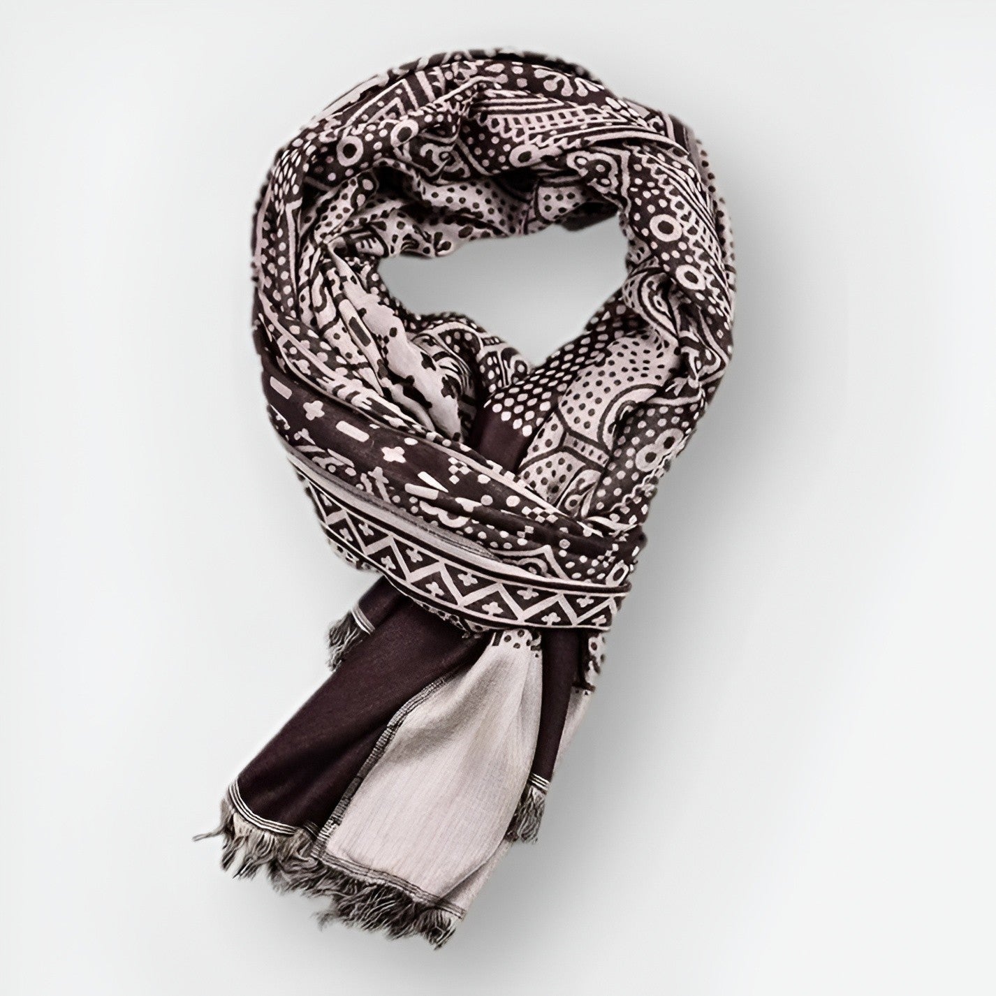 Women's Artisan Patterned Wrap - Winter Wear Scarfs