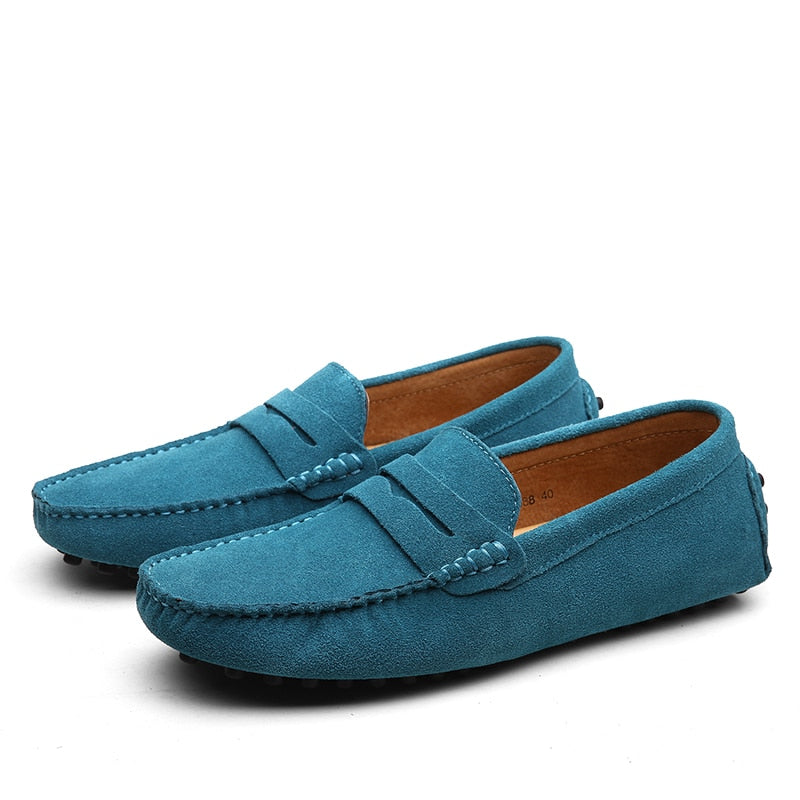 Men's Loafers Slip On Round Toe - Casual Driving Shoes