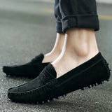 Men's Loafers Slip On Round Toe - Casual Driving Shoes