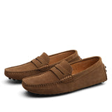 Men's Loafers Slip On Round Toe - Casual Driving Shoes