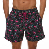 Men's Swim Trunks Drawstring Waist Shark Print - Beach & Pool Wear