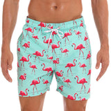 Men's Swim Trunks Drawstring Waist Shark Print - Beach & Pool Wear