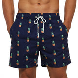 Men's Swim Trunks Drawstring Waist Shark Print - Beach & Pool Wear