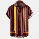 Men's Button Down Short Sleeve - Casual Wear