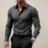 Men's Shirt Slim Fit Long Sleeve - Office Wear