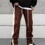 Men's Track Pants Side Stripe Zipper - Streetwear Casual Wear