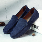 Men's Suede Penny Loafers Slip-On - Casual Business Wear