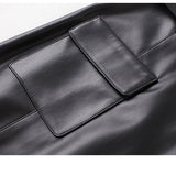 Women's Midi Skirt Belted Cargo Pocket - Professional Chic