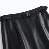 Women's Pencil Skirt Belted High Waist - Date Night