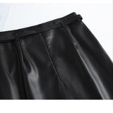 Women's Pencil Skirt Belted High Waist - Date Night