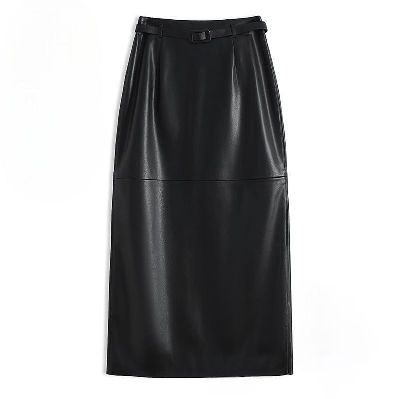 Women's Pencil Skirt Belted High Waist - Date Night