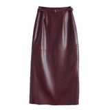 Women's Pencil Skirt Belted High Waist - Date Night