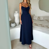 Women's Maxi Dress Tie Front - Summer Wedding