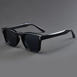 Men's Square Sunglasses Gradient Acetate - Casual Outdoor Wear