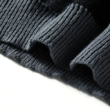 Men's Knit Sweater Abstract Pattern Long Sleeve - Casual Wear