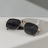Men's Sunglasses Square Frame Medusa Emblem - Modern Streetwear