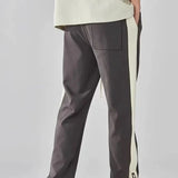 Men's Track Pants Side Stripe Zipper - Streetwear Casual Wear