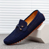 Men's Loafers Perforated Pattern Tassel Detail - Casual Wear