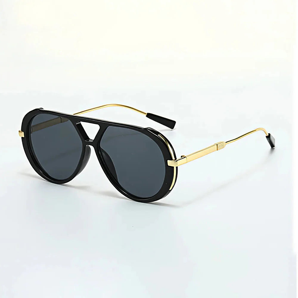 Men's Oversized Aviator Sunglasses Frame Gradient Lens - Casual Wear