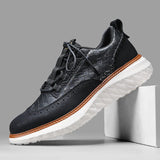 Men's Sneakers Wingtip Woven - Smart Casual Wear