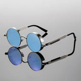 Men's Sunglasses Round Lens Steampunk Frame - Retro Streetwear
