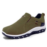 Men's Slip On Sneakers Contrast Sole - Casual Wear