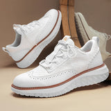 Men's Sneakers Wingtip Woven - Smart Casual Wear