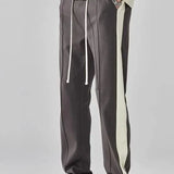 Men's Track Pants Side Stripe Zipper - Streetwear Casual Wear
