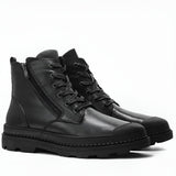 Men's Boots Side Zip Lug Sole - Outdoor Casual