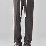 Men's Track Pants Side Stripe Zipper - Streetwear Casual Wear