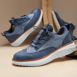 Men's Sneakers Wingtip Woven - Smart Casual Wear