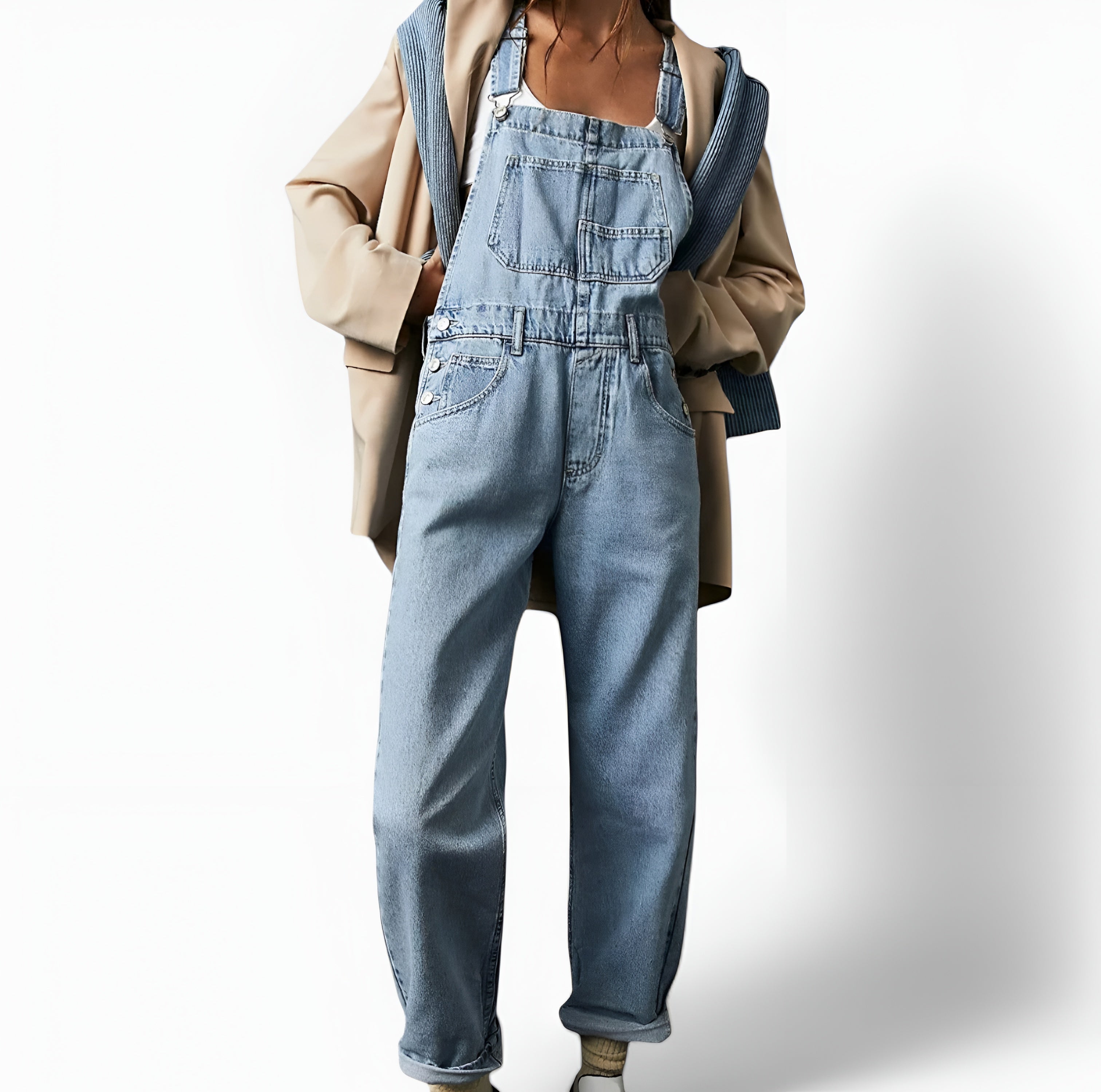 Women's Overalls Relaxed Fit - Casual Weekend Wear