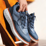 Men's Sneakers Wingtip Woven - Smart Casual Wear